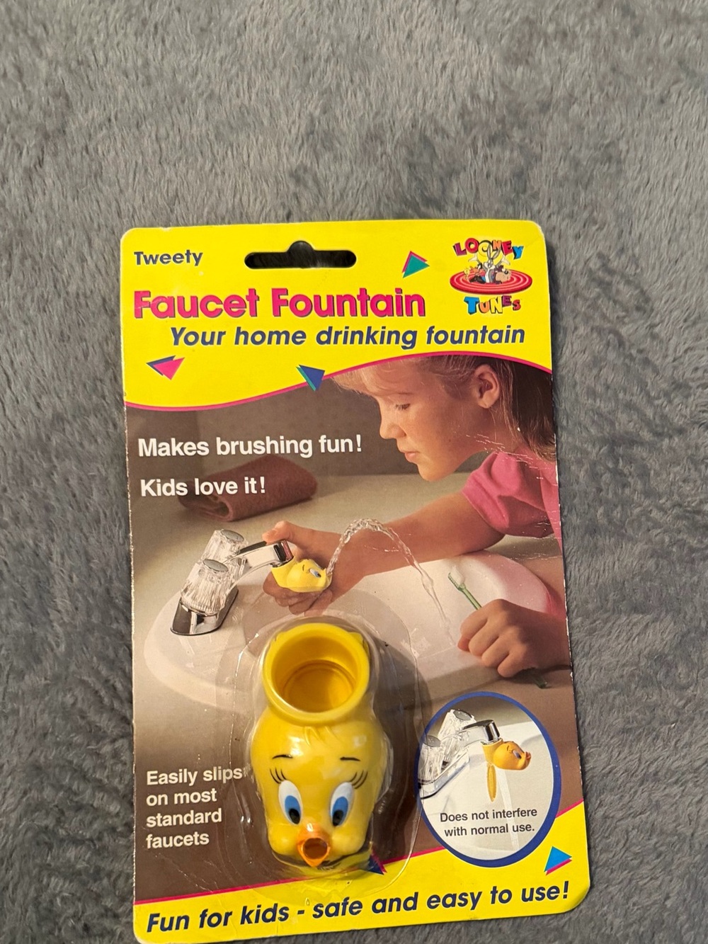 LOONEY TUNES Tweety Bird Faucet Fountain Sealed Package 1994 Vintage